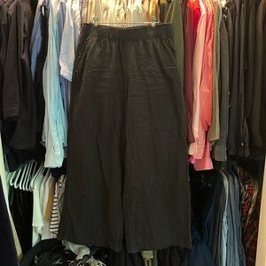 Sigrid Olsen 100% linen wide leg pants